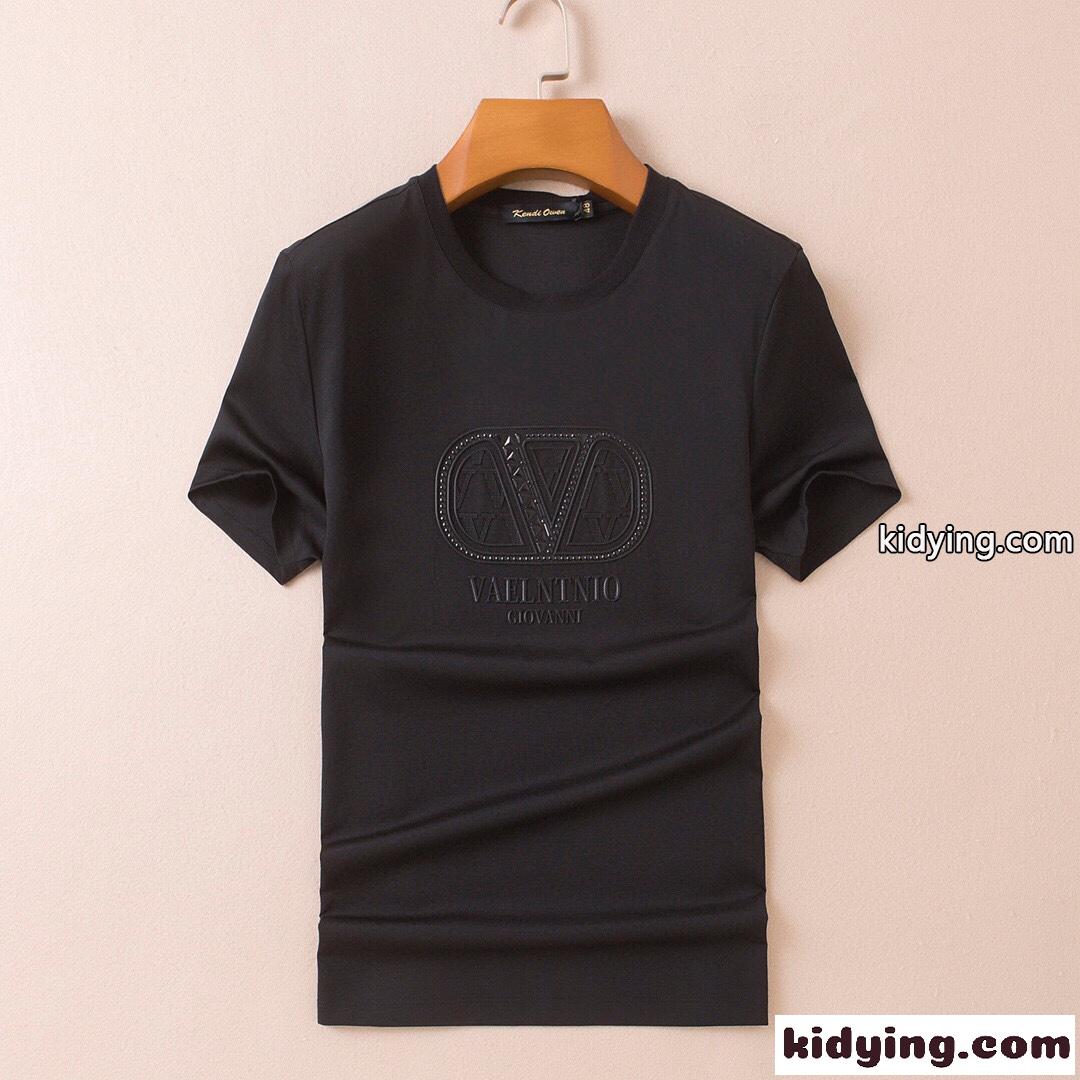 春夏 メンズ 半袖 ヴァレンティノ Tシャツ コピー カジュアル おしゃれ クルーネック トップス-1
