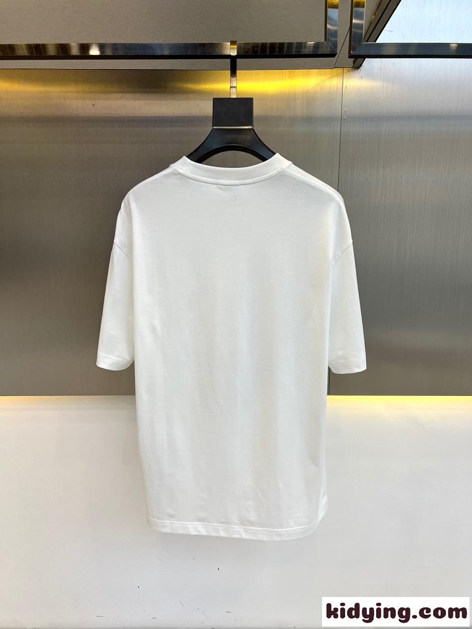 クリスチャン・ディオール Tシャツ コピー カジュアル プリント ホワイト-3