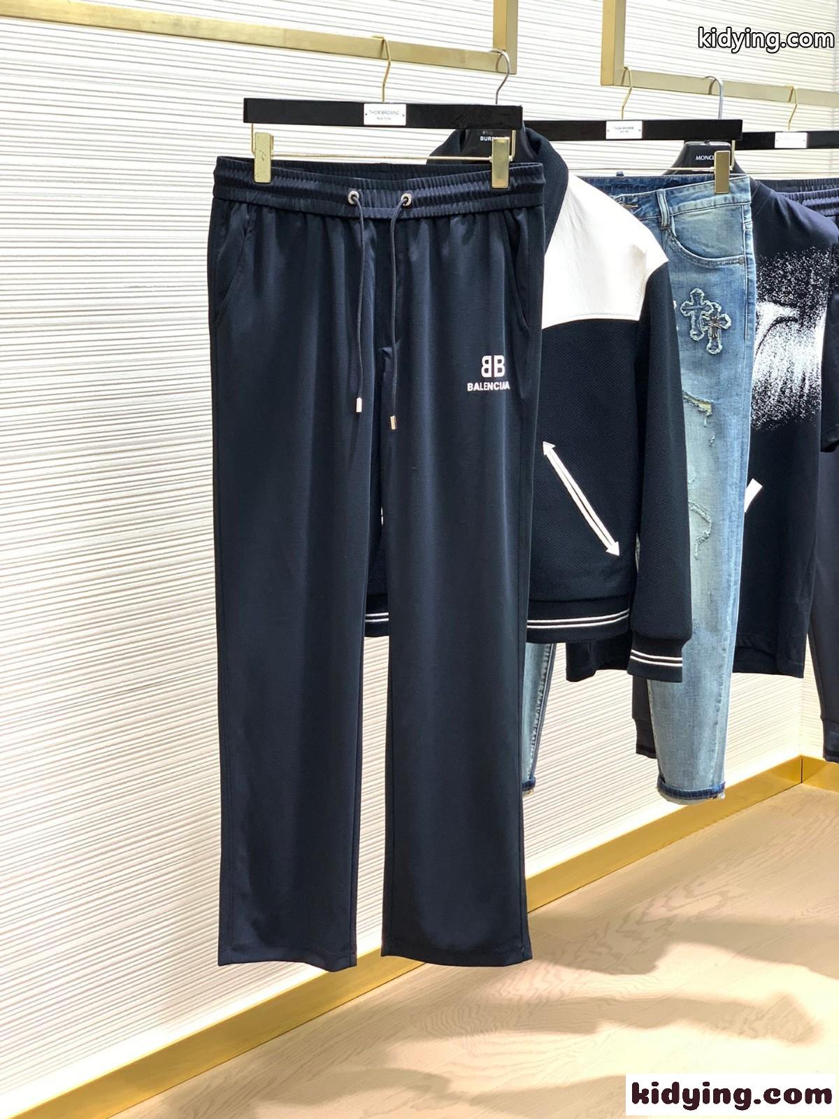 カジュアル 快適 ロゴ プリント バレンシアガ パンツ コピー メンズ ファッション-1
