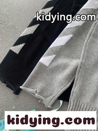 Off-White 2021 DIAG KNITWEAR秋冬クラシック矢印セーター オフホワイト セーター 新品 コピー-4