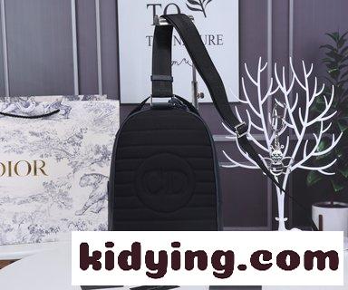 クリスチャンディオール バッグ 黒 コピー 黒のラメ入り牛革で丹念に作られ 正面飾りはDIOR AND PETER DOIGマーク-1
