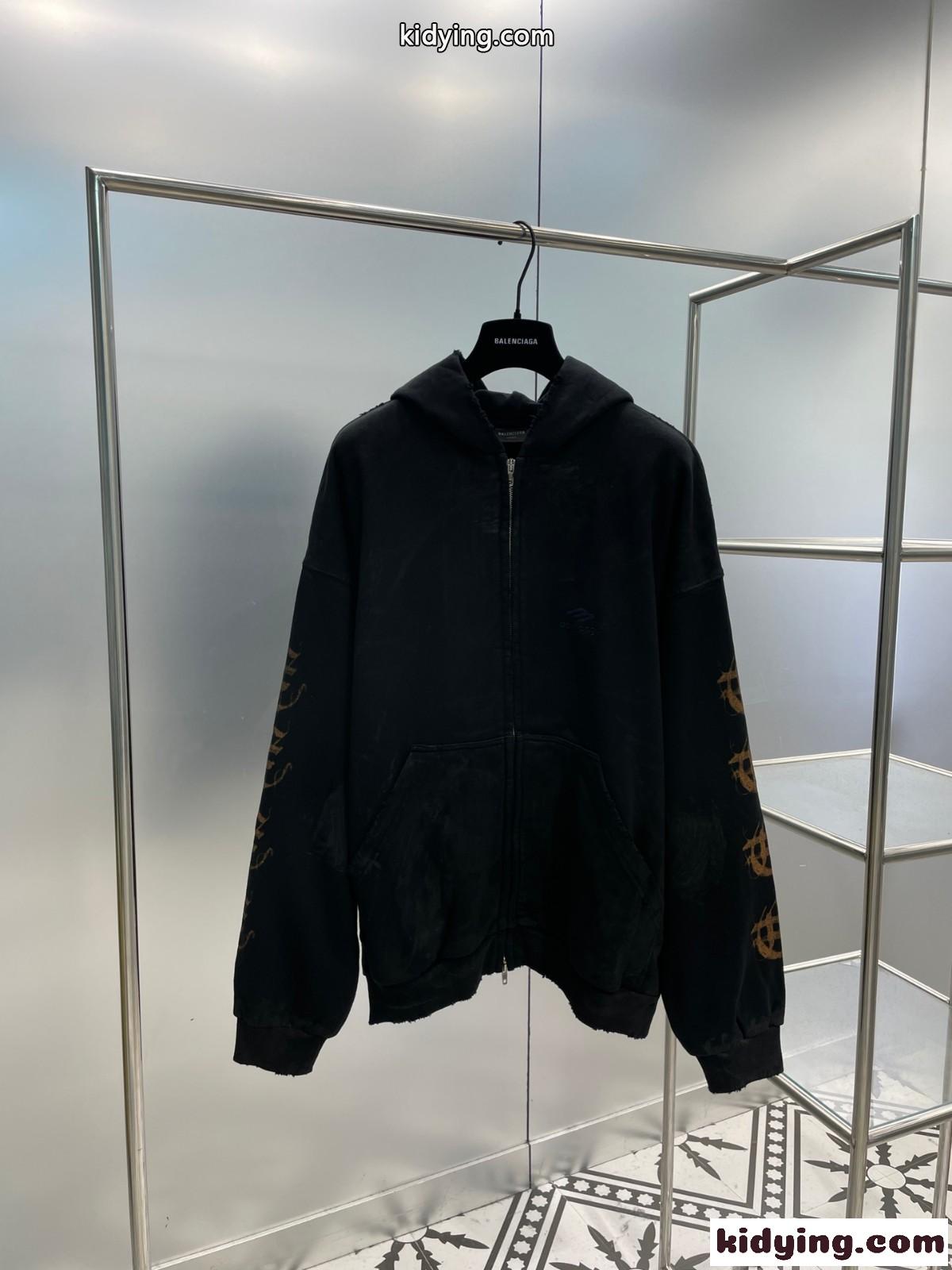 大人気 バレンシアガ HEAVY METAL ジップアップ HOODIE オーバーサイズ コピー-0