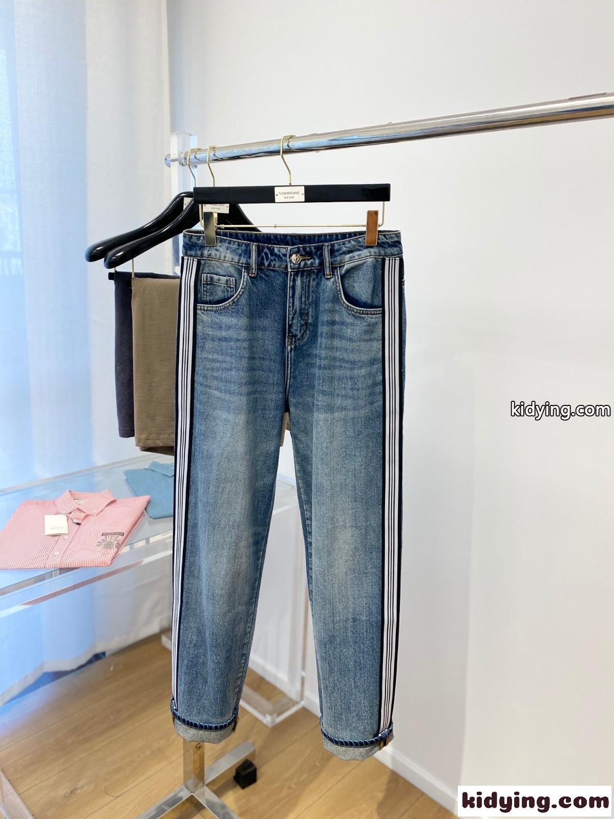 カジュアル サイドラインデニムパンツ ディースクエアード ジーンズ コピー メンズ-0