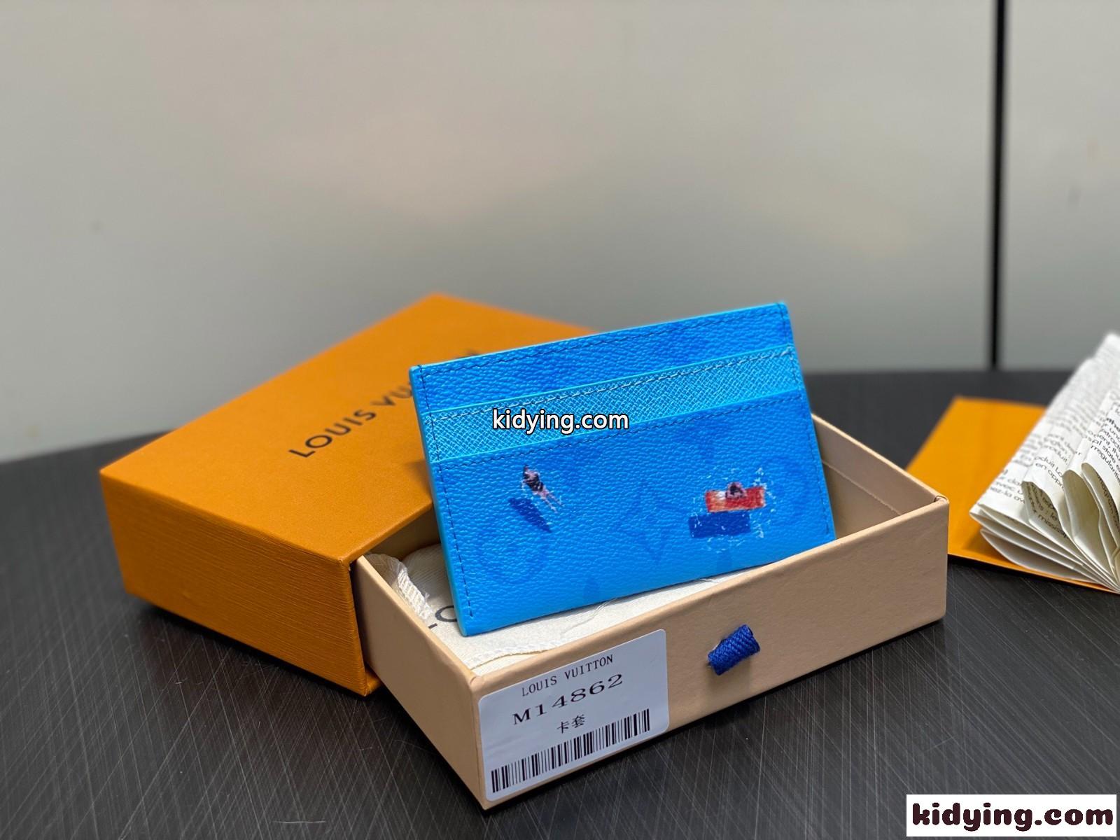 ポルト カルト・ダブル カードケース ルイ･ヴィトン スーパーコピー M14862 ブルー-1