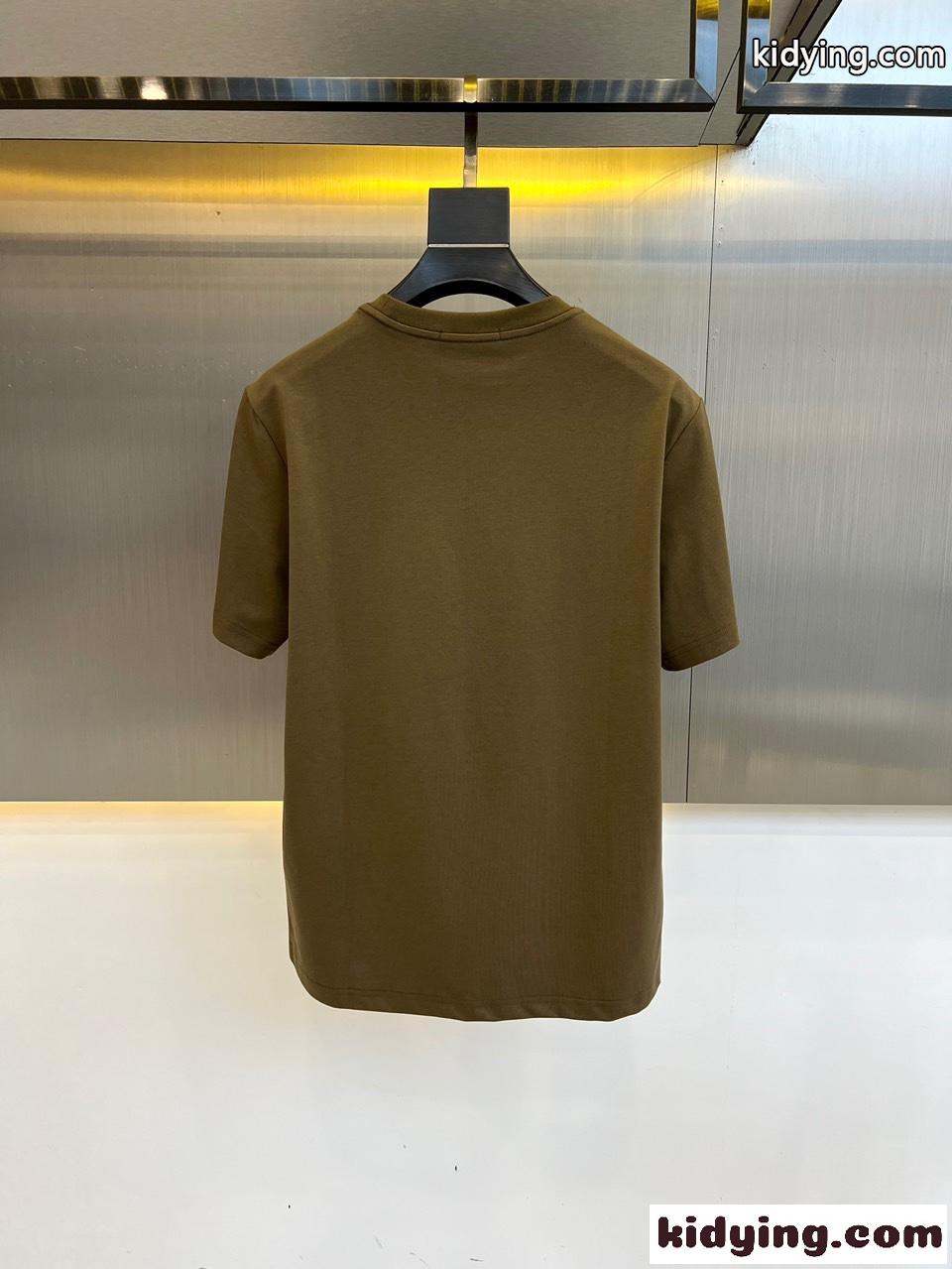 ベーシック ロゴ入り クルーネック Tシャツ プラダ 半袖Tシャツ コピー-4
