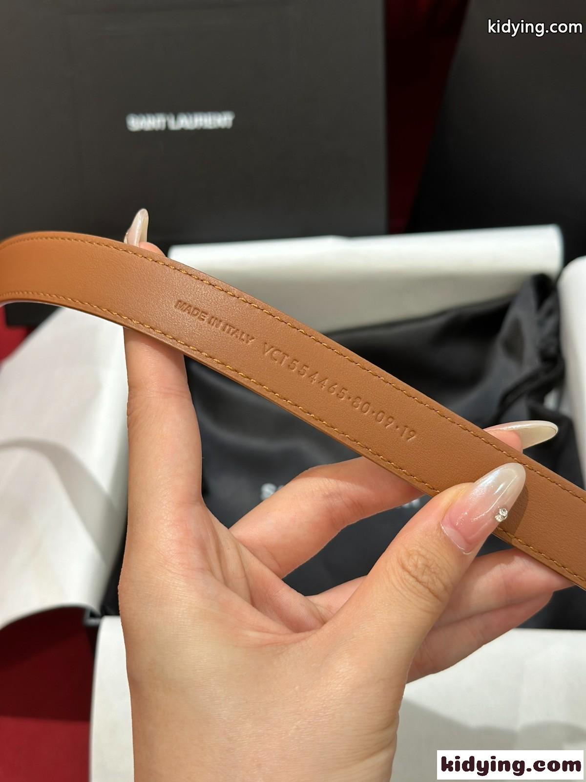 イヴ・サンローラン ベルト コピー 洗練された 合わせやすい YSL レザーベルト-5