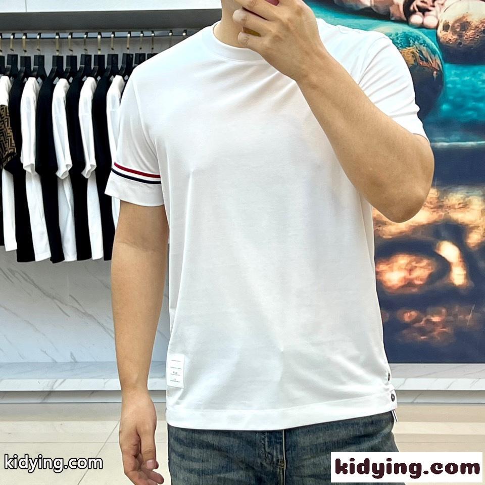 人気 シンプル ピマコットン トムブラウン Tシャツ スーパーコピー ホワイト-1