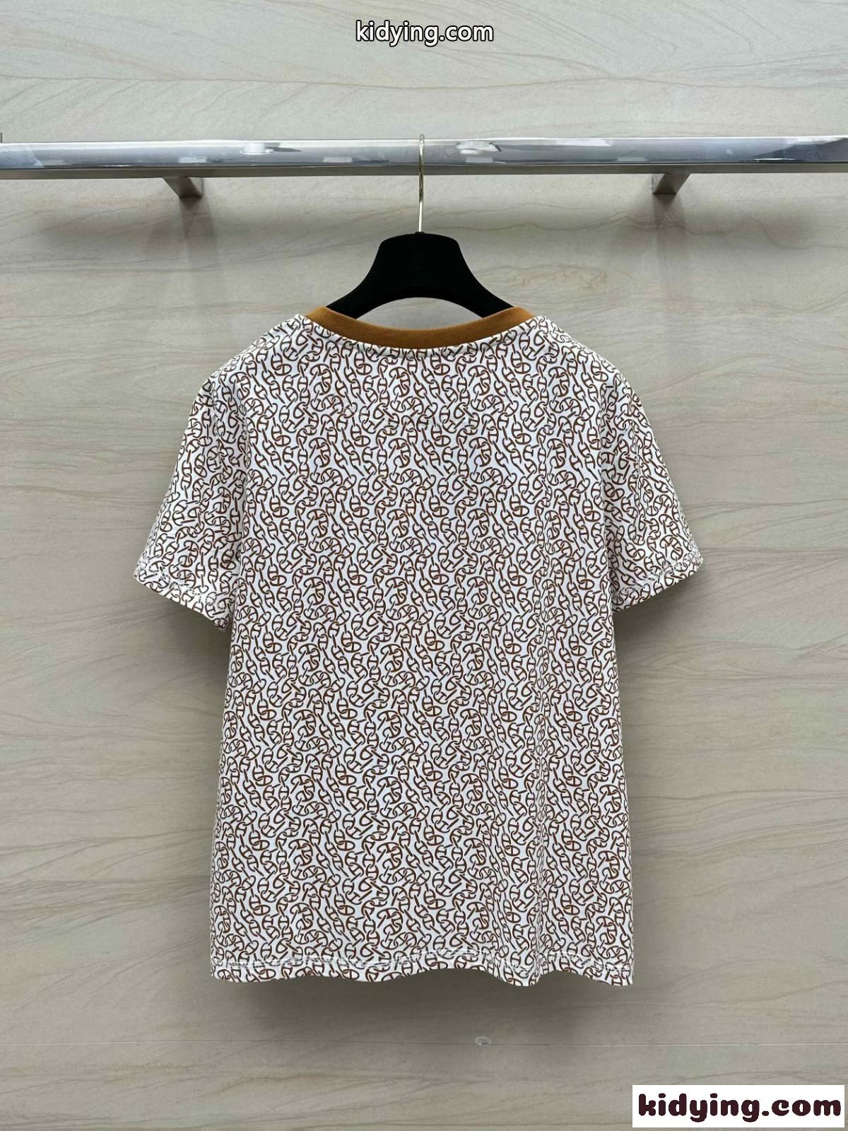 目を惹くデザイン♥マイクロTシャツ エルメス 半袖Tシャツ コピー ホワイト-4