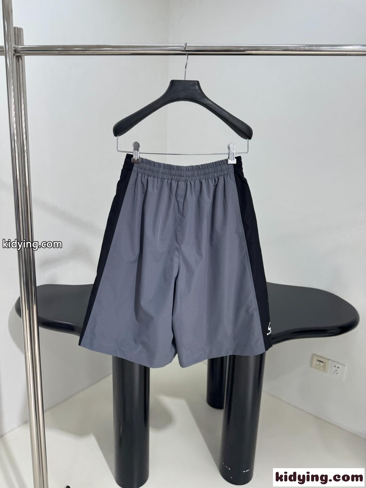 おしゃれ カジュアル ゆったり ショートパンツ バレンシアガ パンツ コピー グレー ユニセックス-0