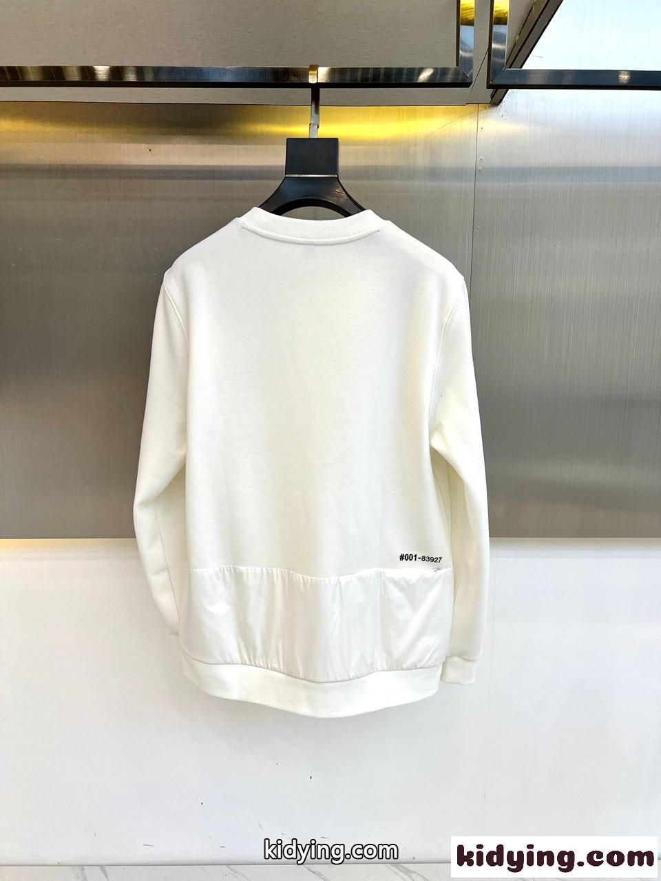 モンクレール Tシャツ コピー カジュアル お洒落 コットン スウェットシャツ ホワイト-4
