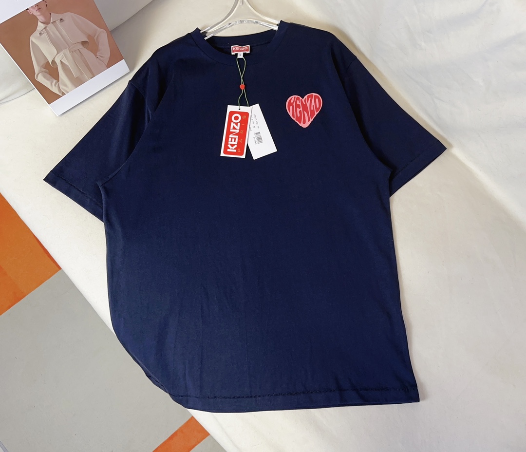 人気 おしゃれ KENZO HEART  ケンゾー Tシャツ コピー カジュアル 合わせやすい-0