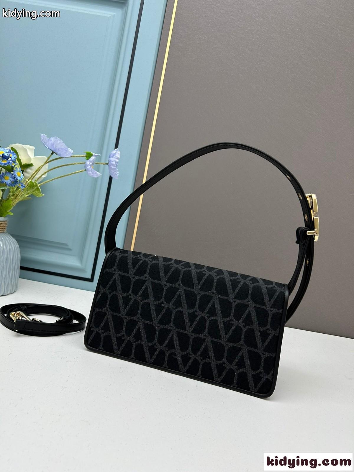 VALENTINO ラ プチ ドゥジエム トワル イコノグラフ スーパーコピー ヴァレンティノ ショルダーバッグ ブラック-3