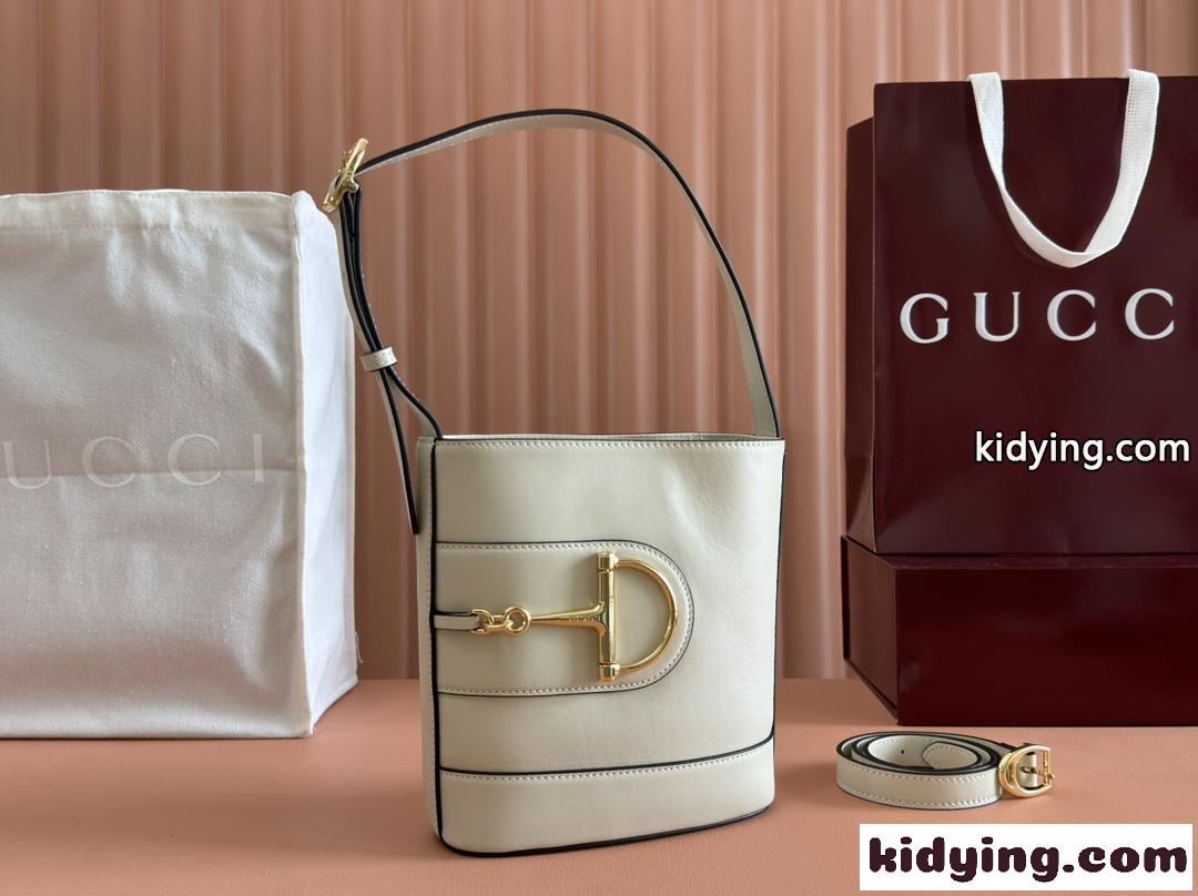 GUCCI 73 スモール バケットバッグ グッチ バッグ スーパーコピー 833665 ホワイト-2