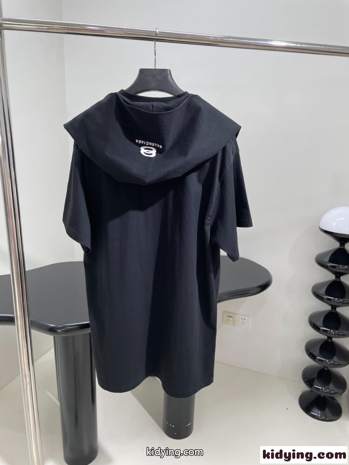 UNITY SPORTS ICON INCOGNITO Tシャツ オーバーサイズ バレンシアガ Tシャツ コピー ブラック-1
