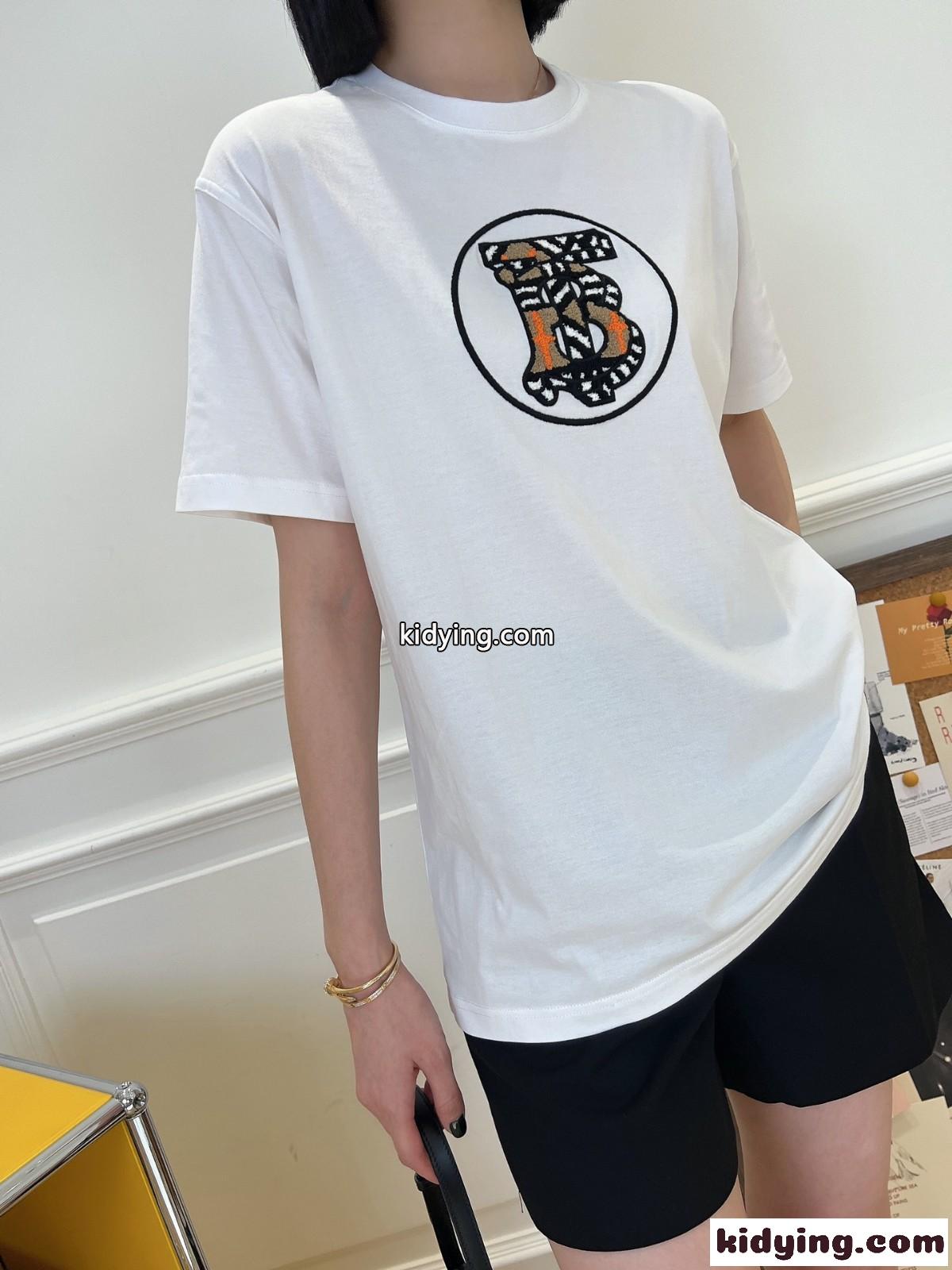 バーバリー Tシャツ コピー 半袖 モノグラムモチーフ コットン オーバーサイズTシャツ-1