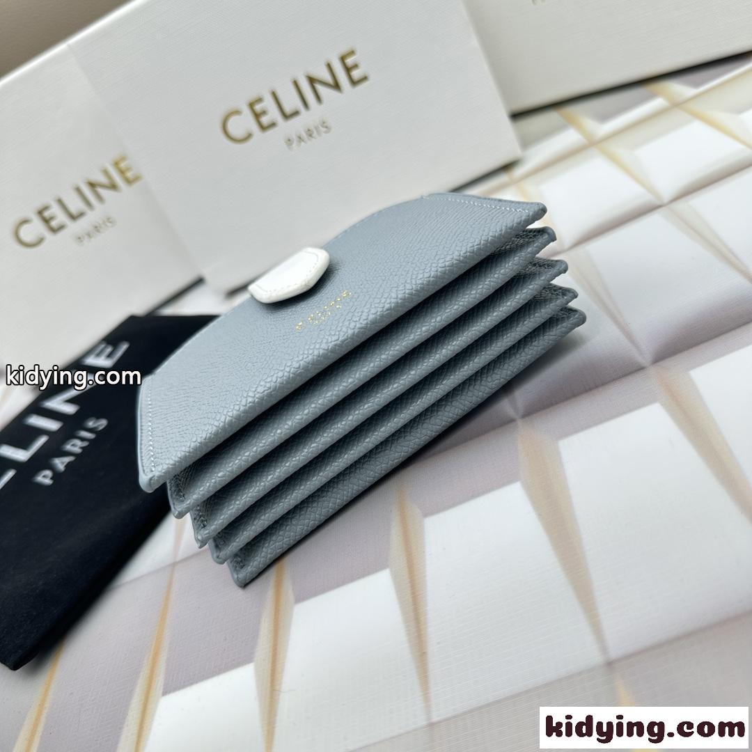 セリーヌ CELINE アコーディオン カードホルダー 偽物 ロゴ 人気-4