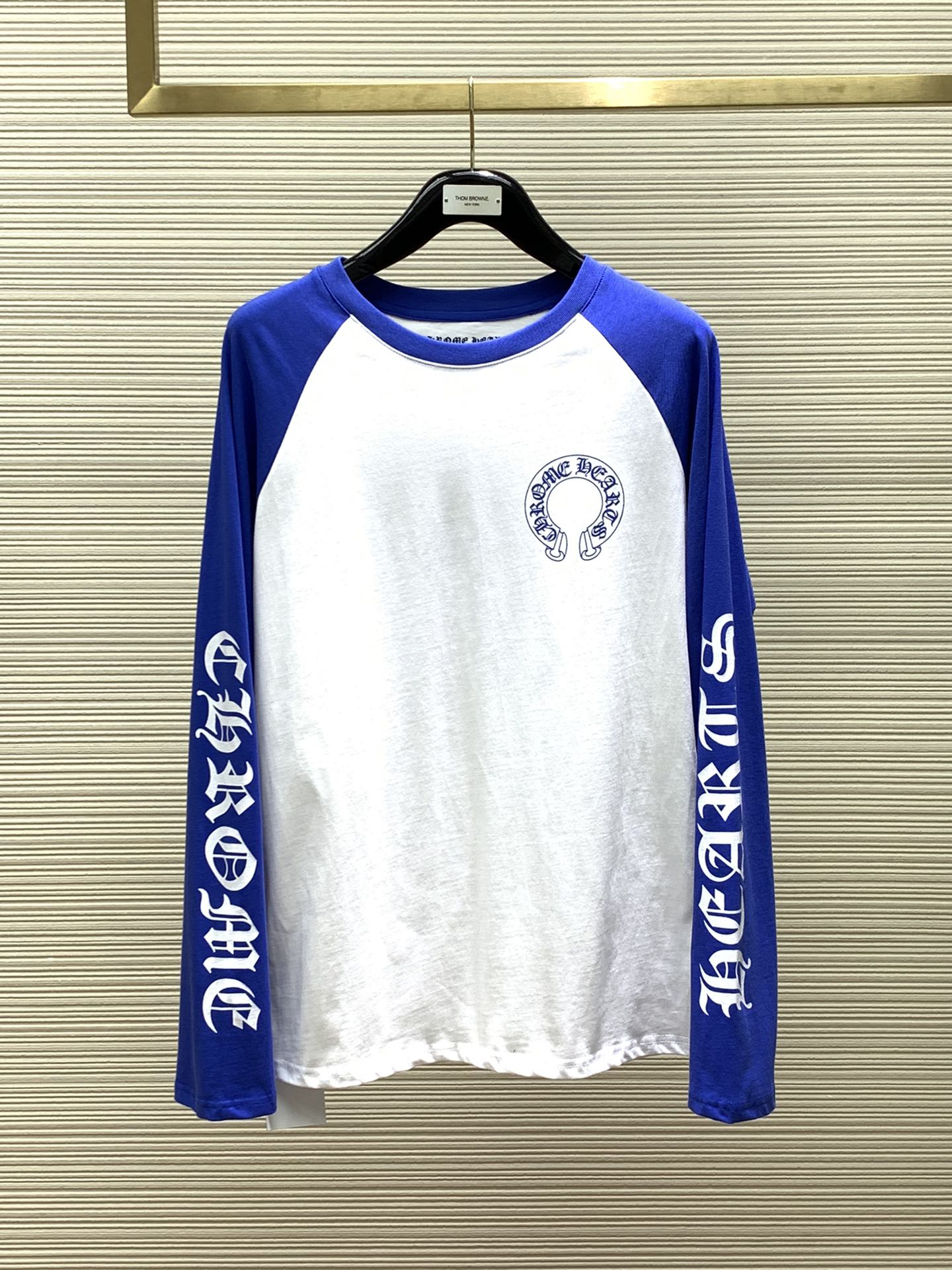 人気 おしゃれ プリント クロムハーツ Tシャツ コピー 配色 長袖Tシャツ-2