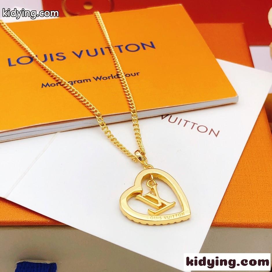合わせやすい LV ハートネックレス ルイ・ヴィトン ネックレス 偽物-1