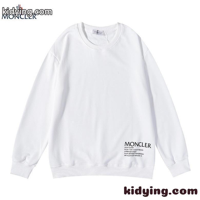 シンプル プリント クルーネック オシャレ モンクレール 長袖tシャツ コピー 着心地いい クルーネック 人気-2