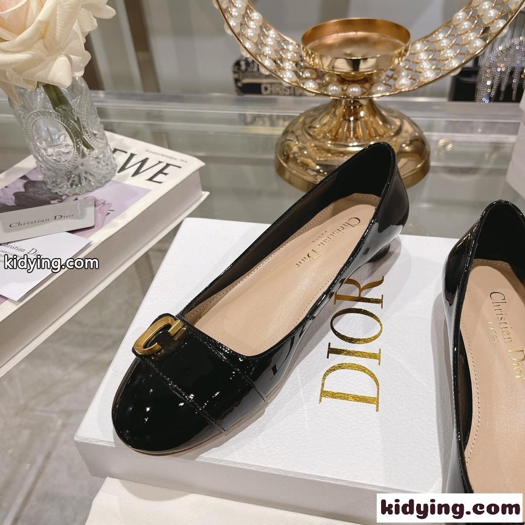 C’EST DIOR バレエフラット クリスチャン・ディオール シューズ コピー ブラック-4