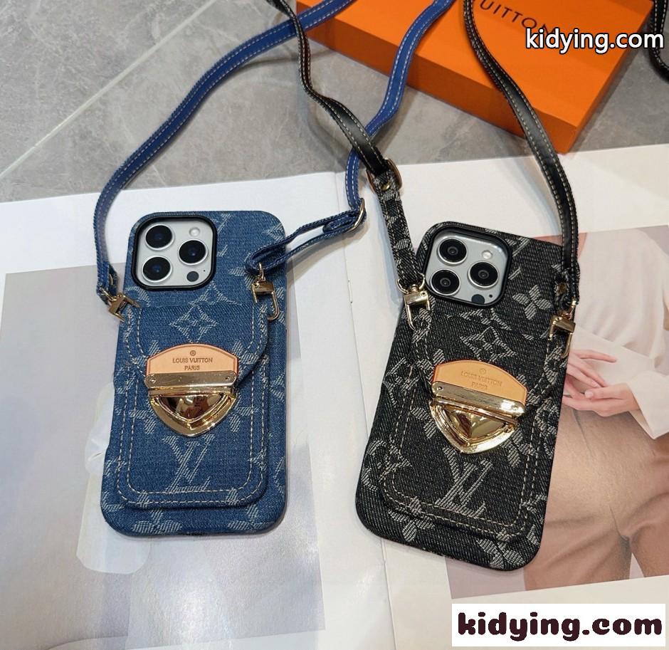 カジュアル デニム モノグラム iPhoneケース ルイ・ヴィトン アイフォンケース 偽物-0