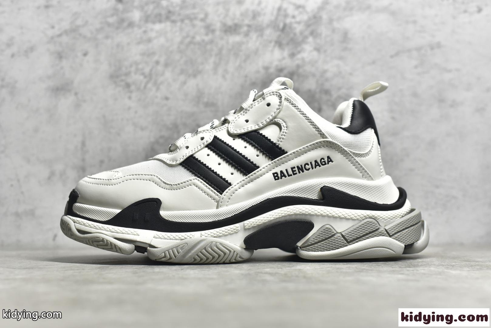 Balenciaga Triple S x AD 人気 コンフォート クッション性 バレンシアガ スニーカー コピー スポーツジューズ W3RN29010-0