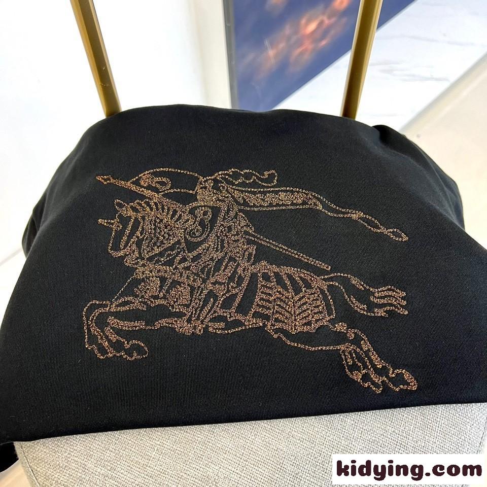 人気 お洒落 バーバリー 長袖Tシャツ コピー コットンス ウェットシャツ ブラック-2
