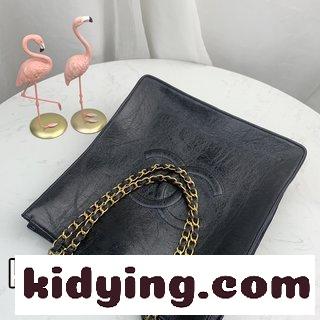 Chanelシャネルバッグ シャネル バッグ 名品コピー 21新型ダブルCビッグロゴレトロ牛革一肩ショッピングバッグtoteバッグ-0