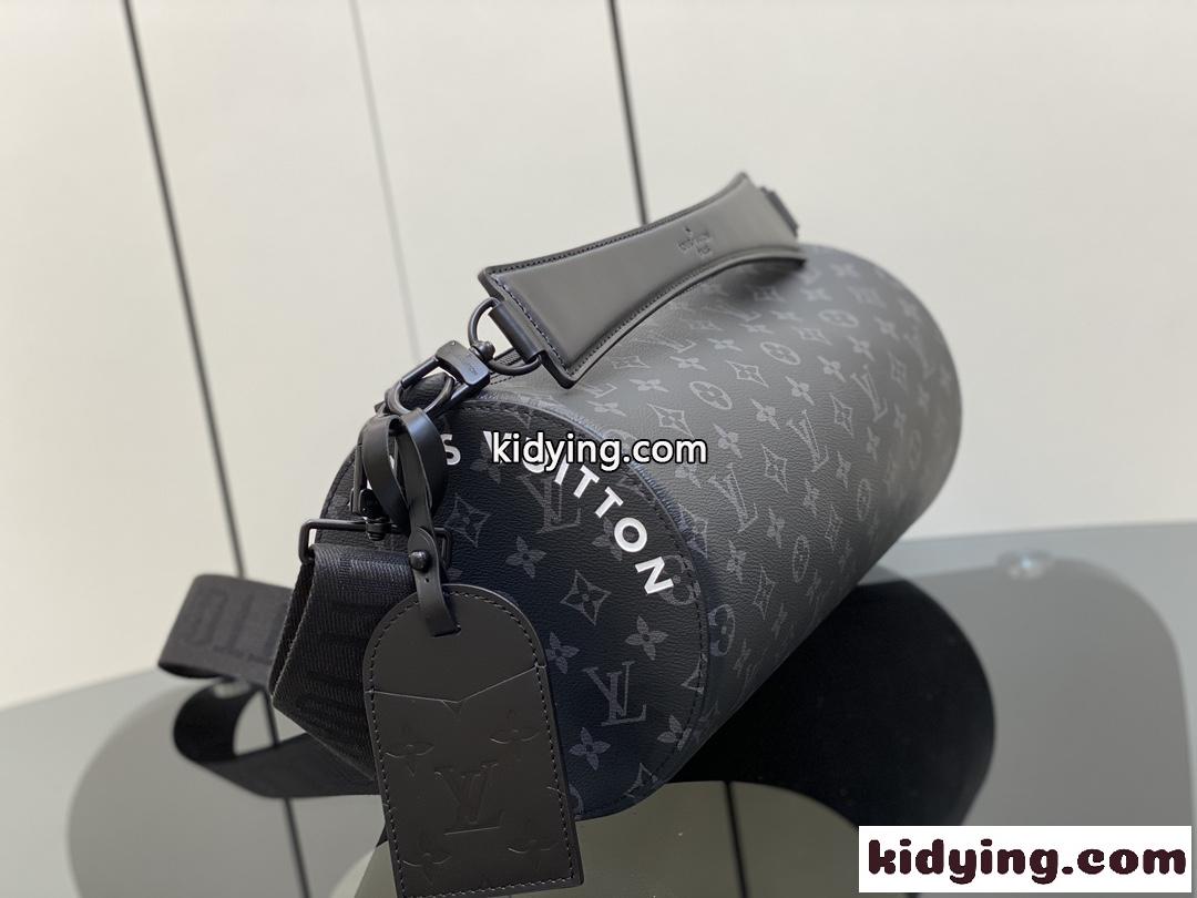M46691 ソフトポロション ルイヴィトン バッグ コピー モノグラム ショルダーバッグ ブラック-0
