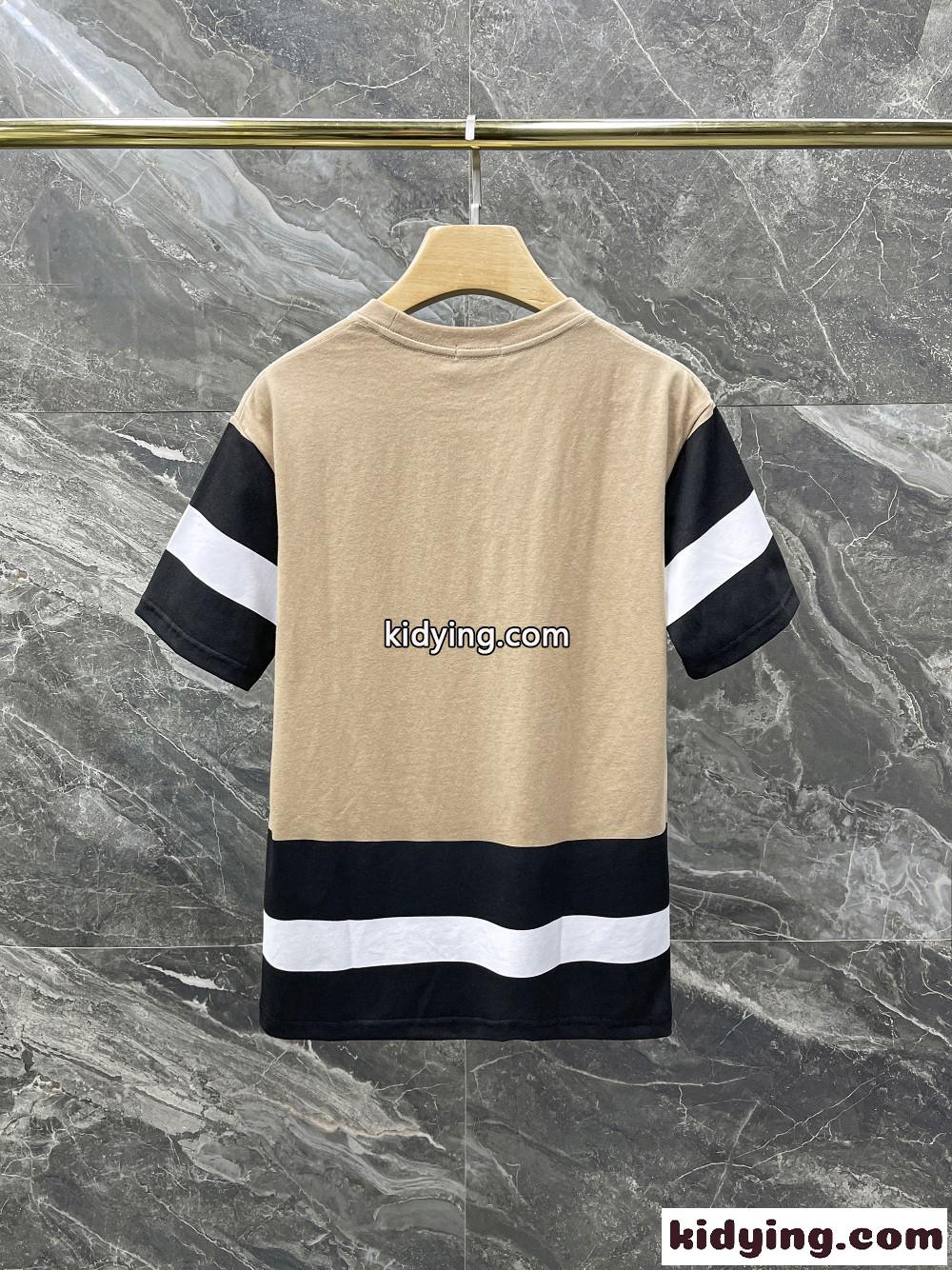 カジュアル お洒落 配色 クルーネック クリスチャン・ディオール tシャツ コピー 半袖 トップス-4