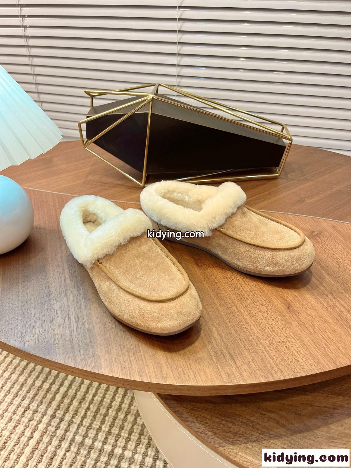 シンプル UGG スエード ムートン シューズ アグ モカシン スーパーコピー-0
