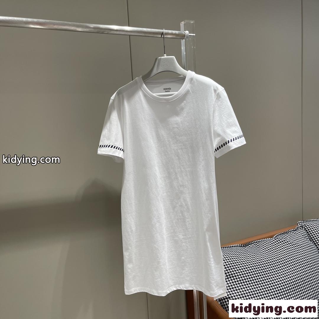 2023春夏◆レディース Tシャツワンピース マキシドレス エルメス ワンピース コピー コットン-0
