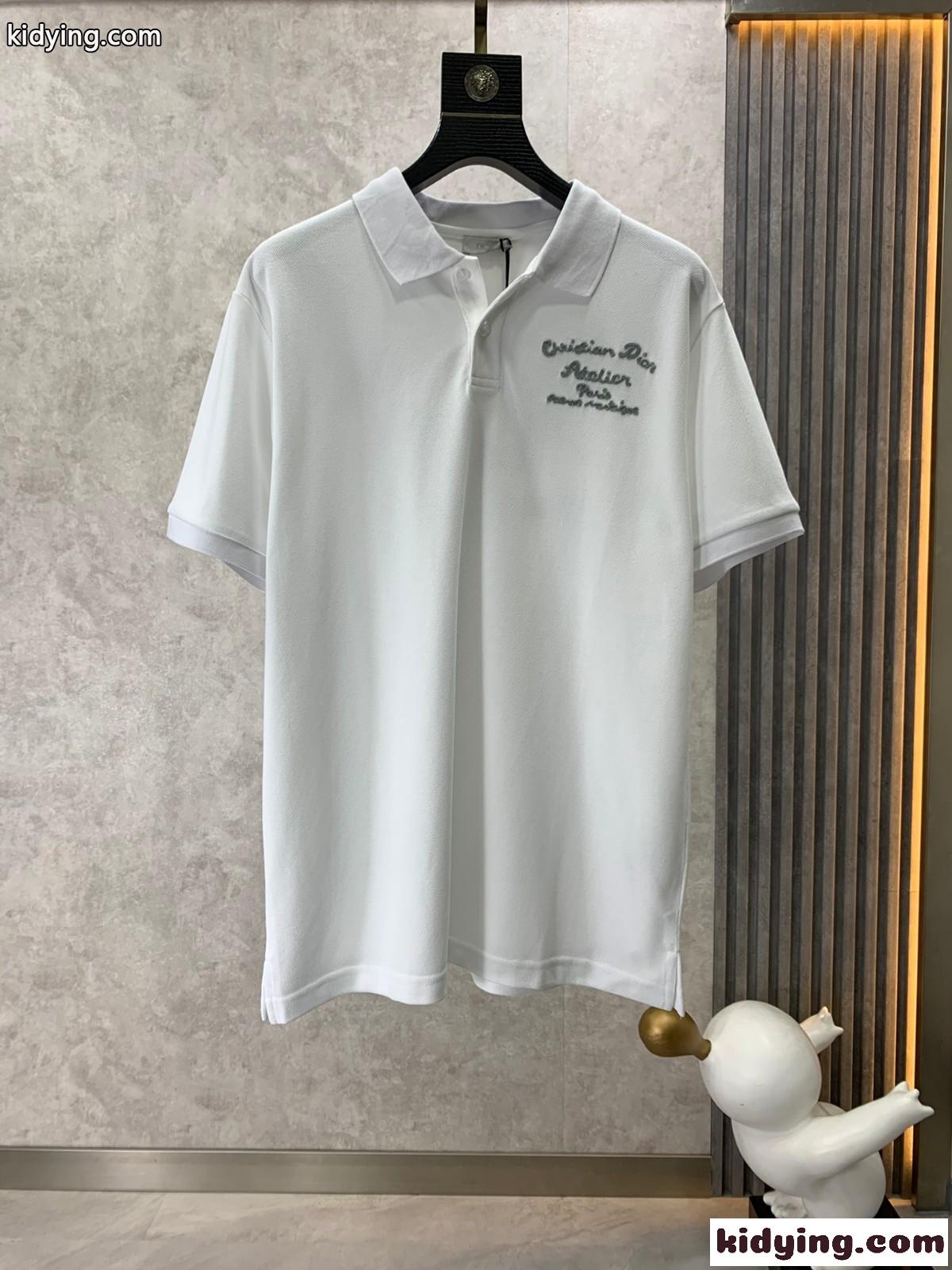 CHRISTIAN DIOR ATELIER コットンピケ ポロシャツ クリスチャン・ディオール Tシャツ コピー メンズ-0
