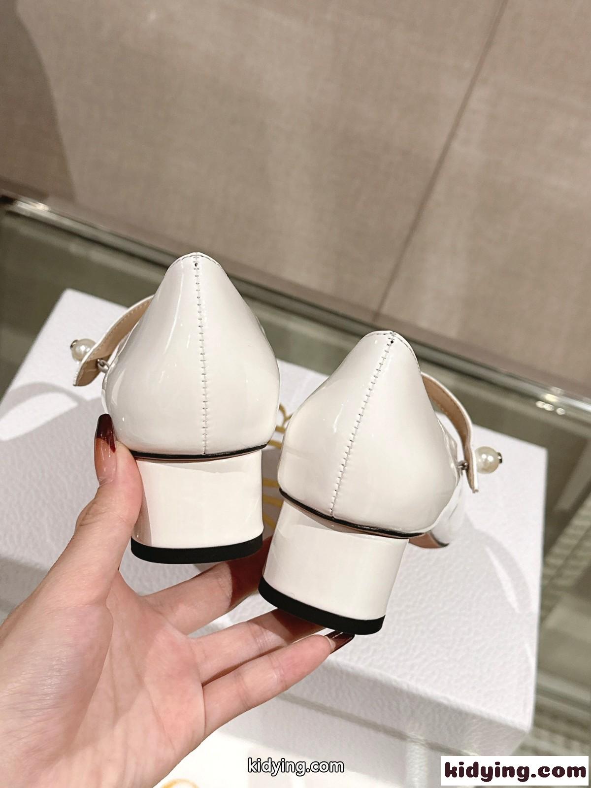 クリスチャン・ディオール シューズ コピー JOLIE DIOR パンプス 3.5cm ホワイト-3