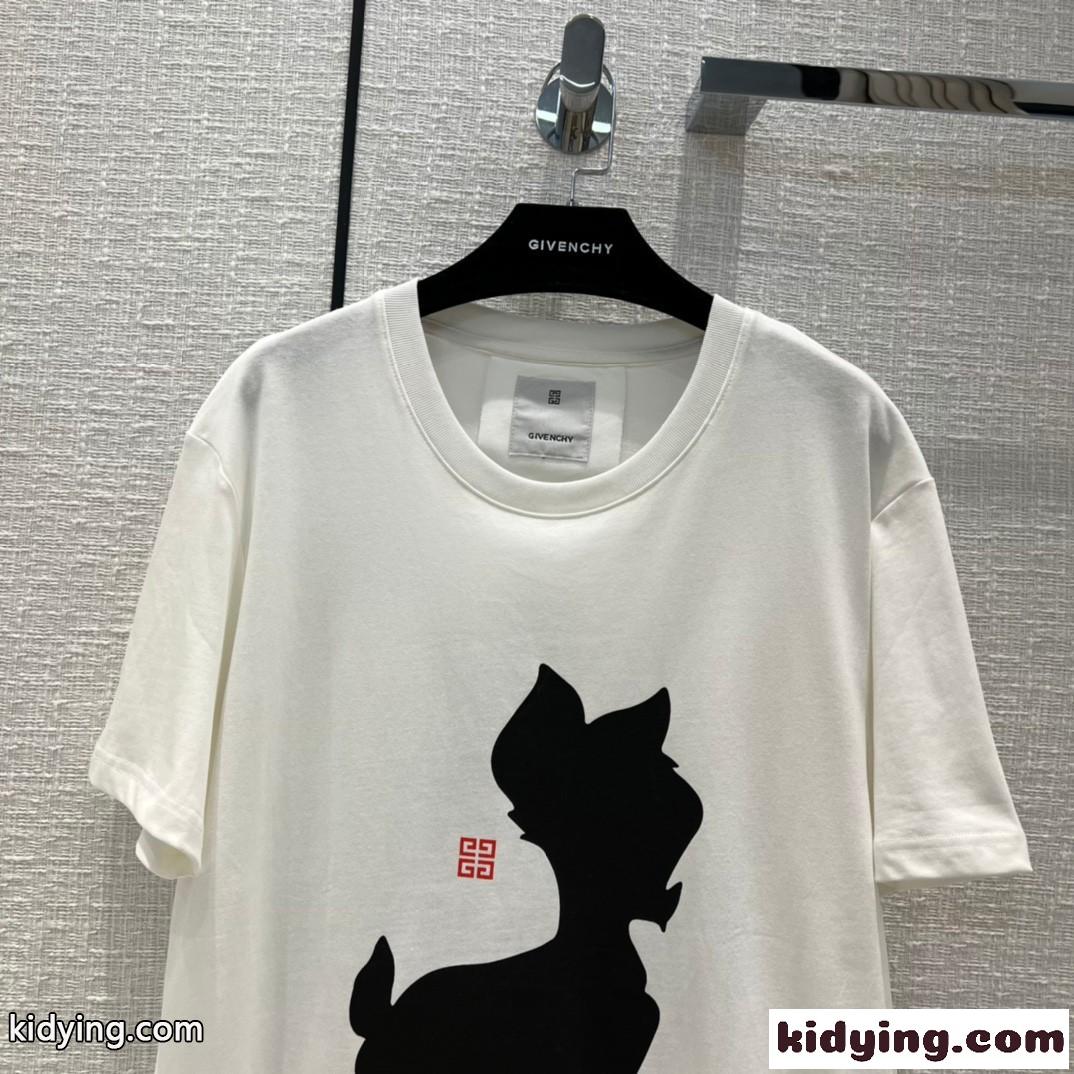 Givenchy x Disney ゆったり プリント カジュアル クルーネック ジバンシィ Tシャツ コピー 半袖 可愛い おしゃれ-4