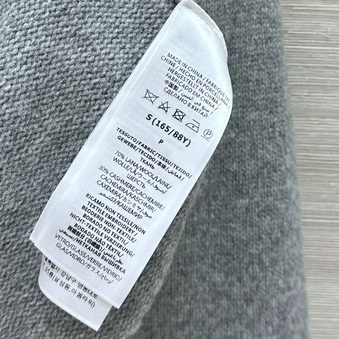 ウール&カシミヤ クルーネック グッチ セーター コピー プルオーバー-3