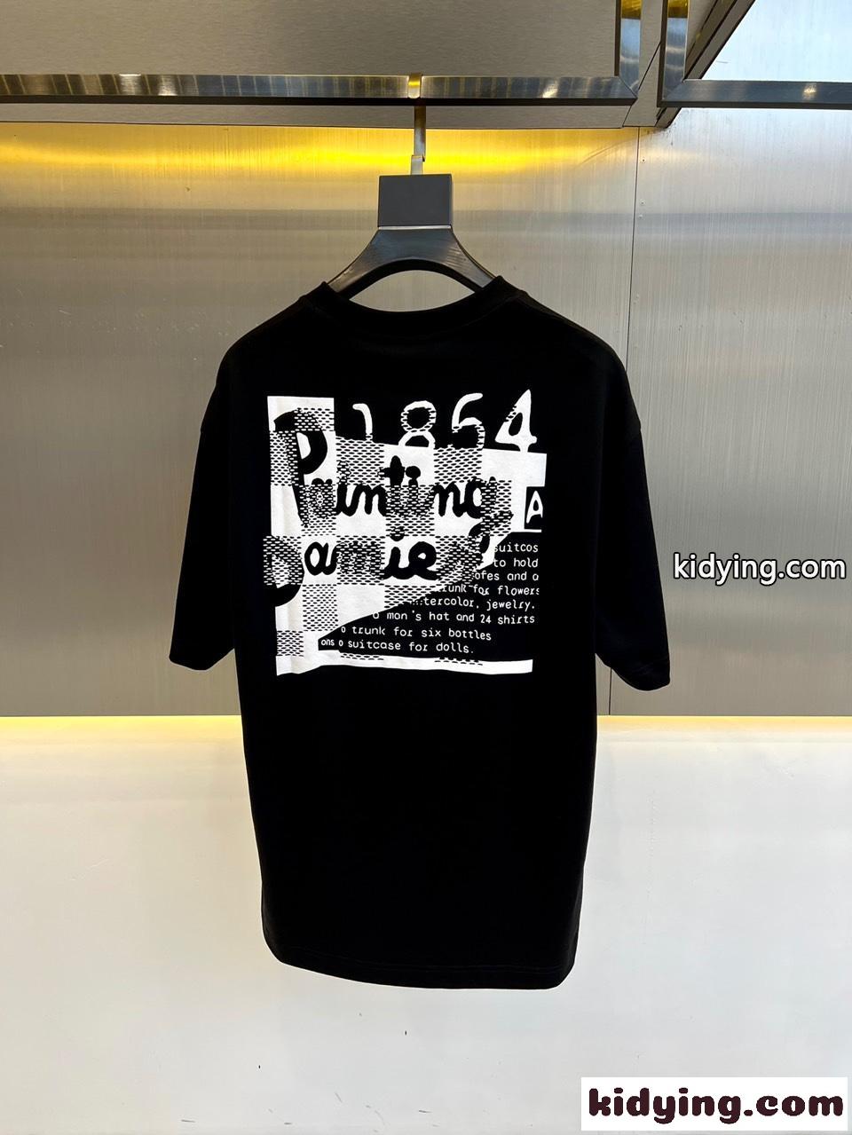 定番 プリント モンクレール Tシャツ コピー クルーネック 半袖Tシャツ ブラック-4