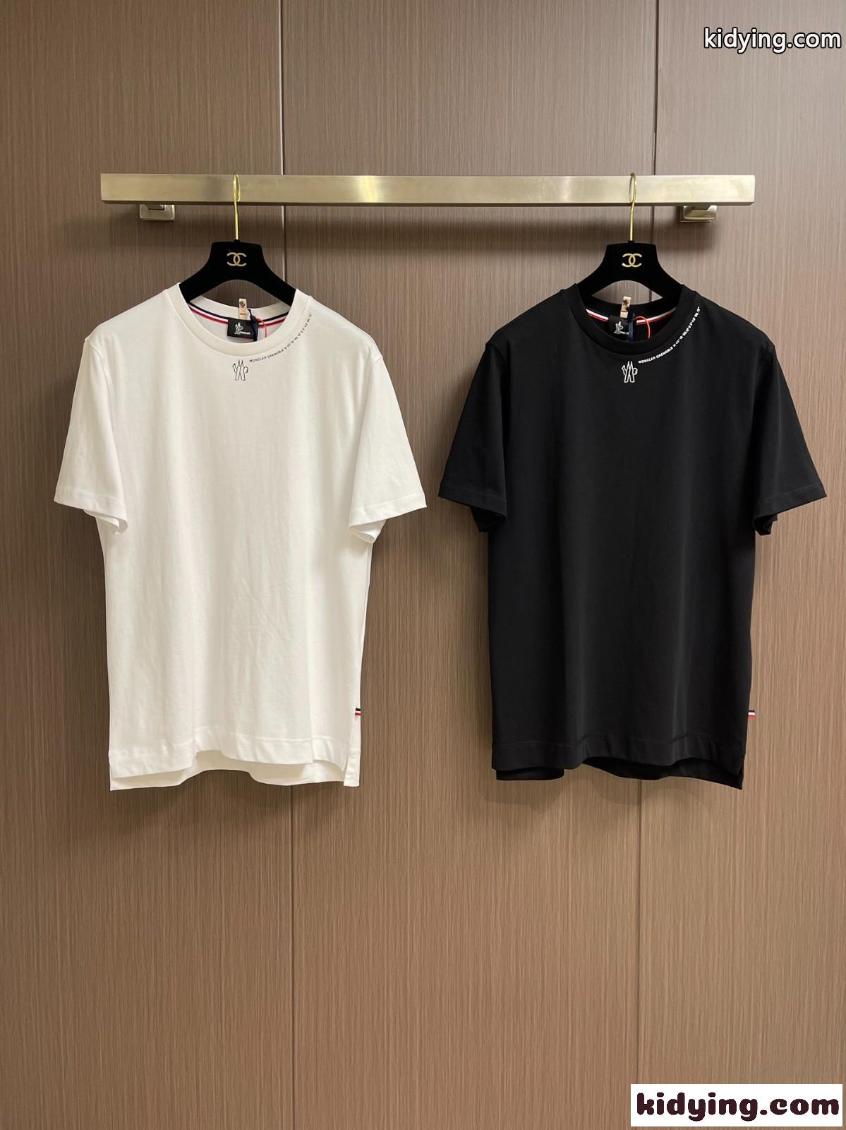 シンプル モンクレール Tシャツ コピー カジュアル クルーネック 半袖Tシャツ-0