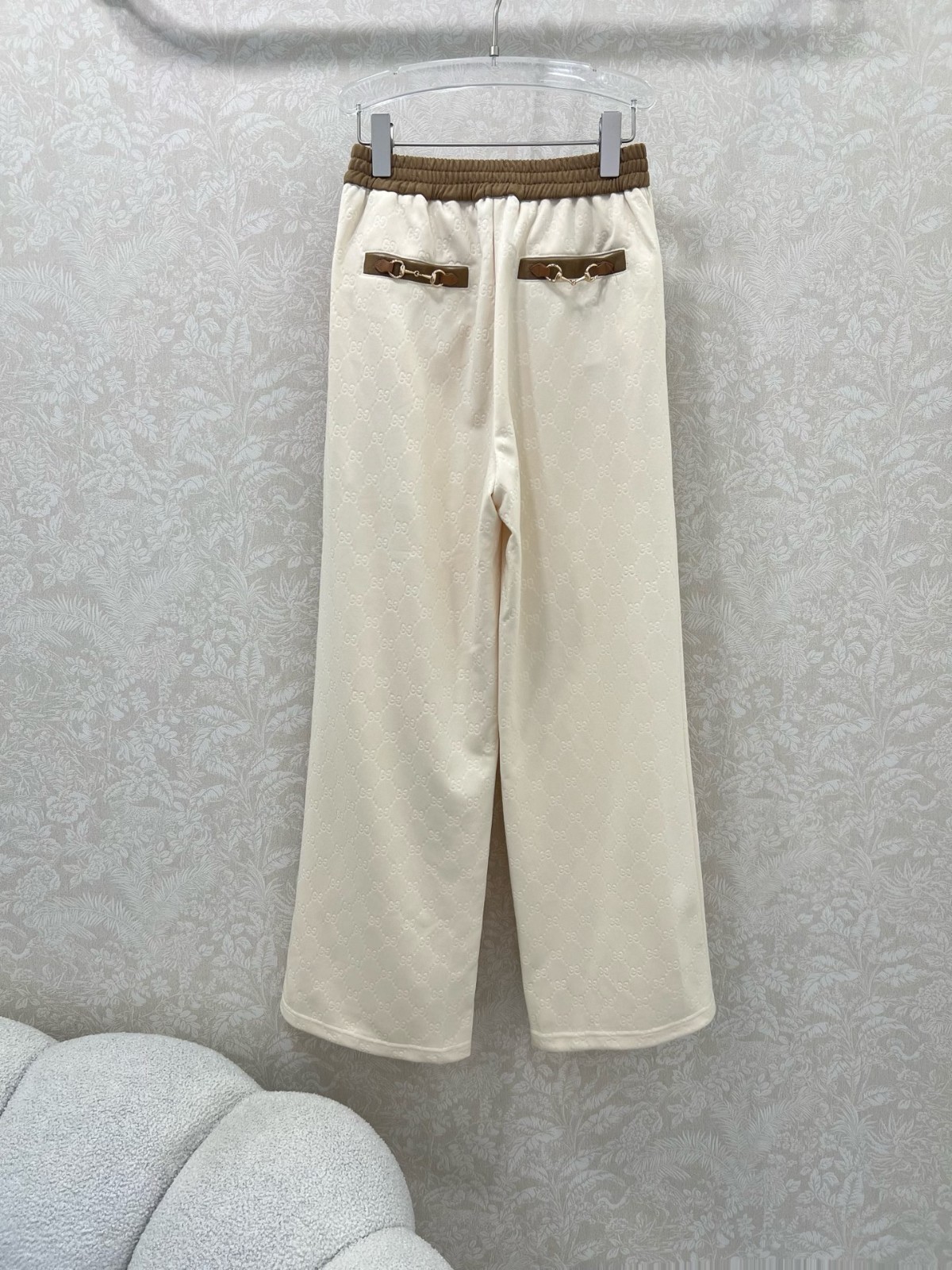 上品 カジュアル GG ロングパンツ グッチ パンツ コピー レディース ホワイト-3