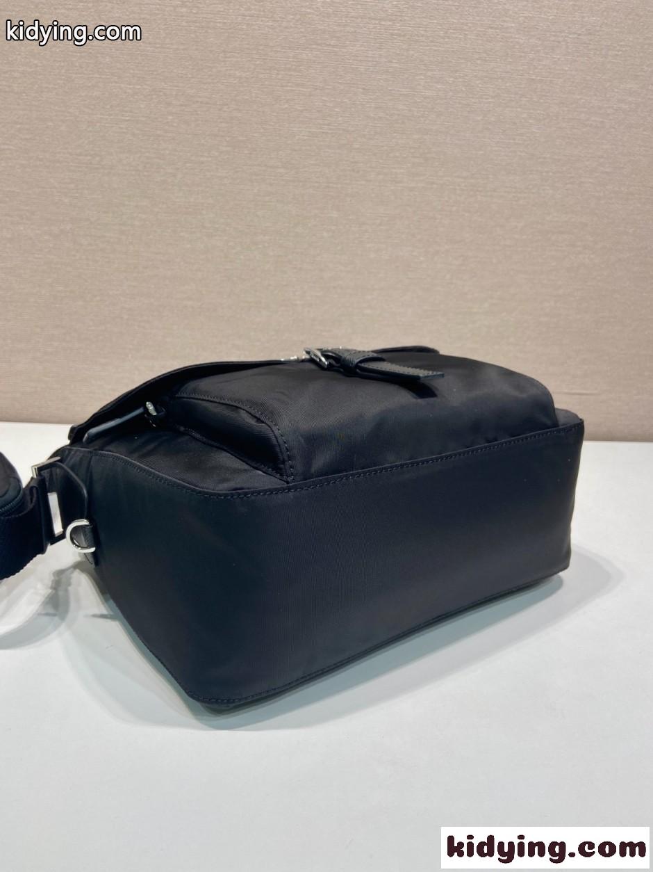 人気 洗練された プラダ Re-Nylon ショルダーバッグ スーパーコピー 1BD994 ブラック-1