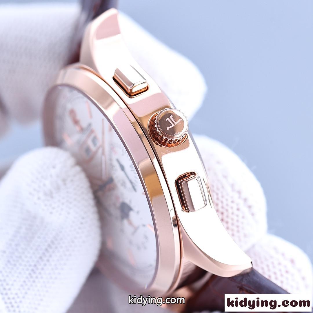 おしゃれ 人気 革ベルト ジャガー・ルクルト 時計 コピーメンズ 腕時計 40MM-3