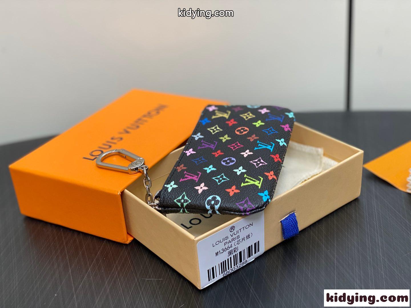 M13664 LV × TM ポシェット・クレ ルイヴィトン 財布 スーパーコピー キーケース ブラック-1
