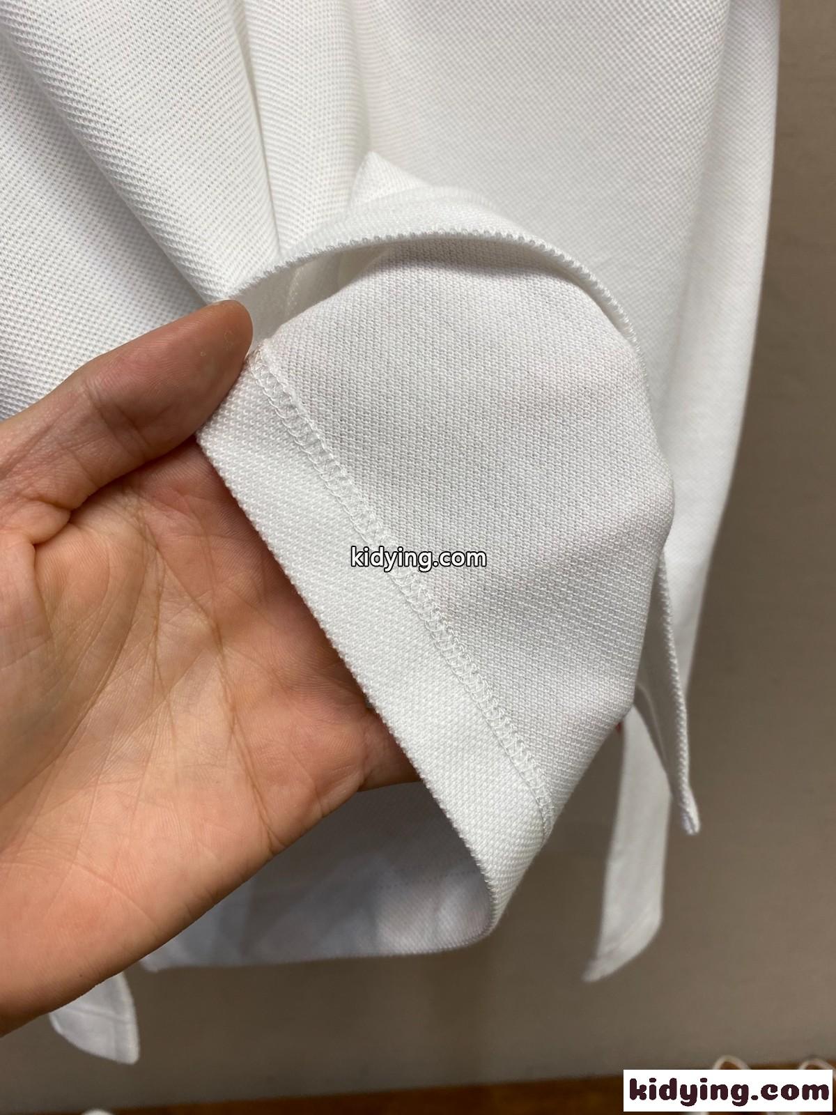 洗練された コットン ポロシャツ ロエベ Tシャツ コピー 半袖 ホワイト-3