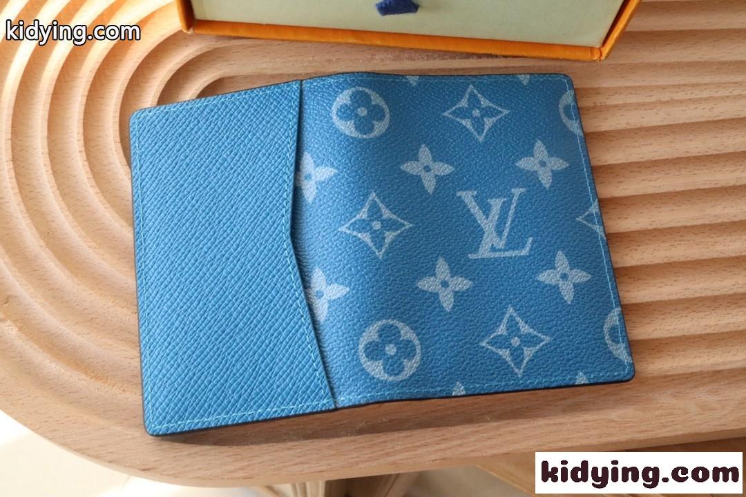 オーガナイザー・ドゥポッシュ ルイヴィトン 財布 コピー ブルー-4