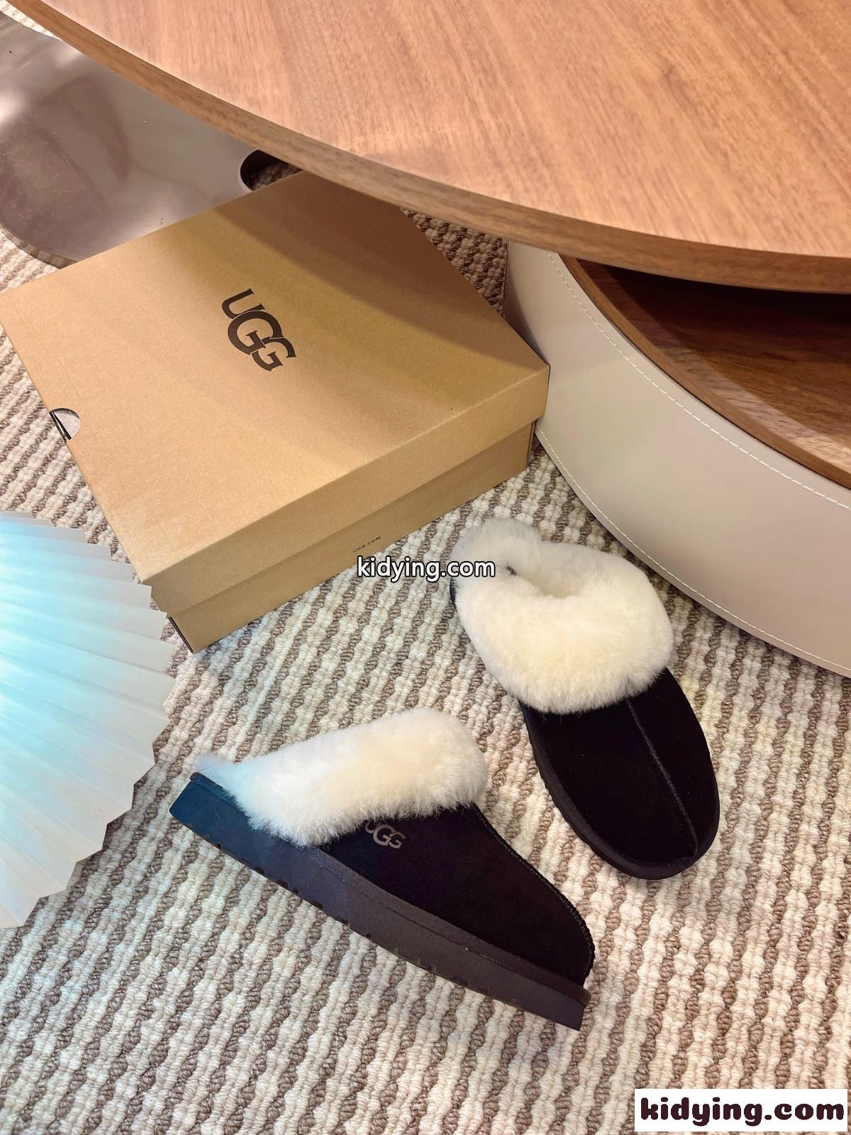 アグ スーパーコピー 定番 UGG ムートン ファー スリッパサンダル レディースシューズ-2