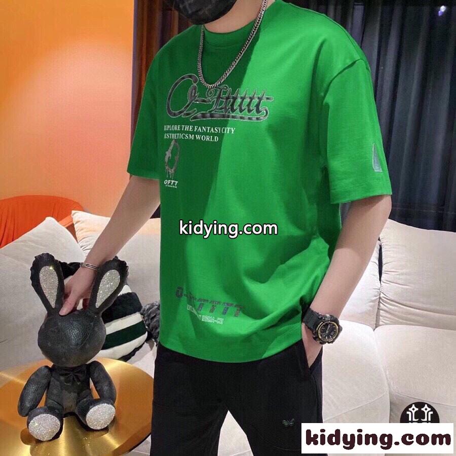 春夏 カジュアル 定番 3色あり クルーネック オフホワイト tシャツ コピー おしゃれ コットン 着心地いい-0