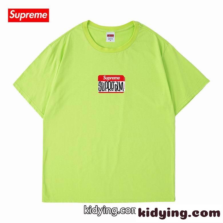 選べる8色 クルーネック ロゴ シンプル おしゃれ 半袖 春夏 トップス シュプリーム tシャツ コピー 人気-2