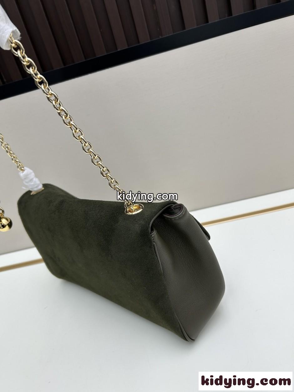 スエード Chloé Heritage カジュアル おしゃれ クロエ バッグ スーパーコピー ショルダーバッグ グリーン-0