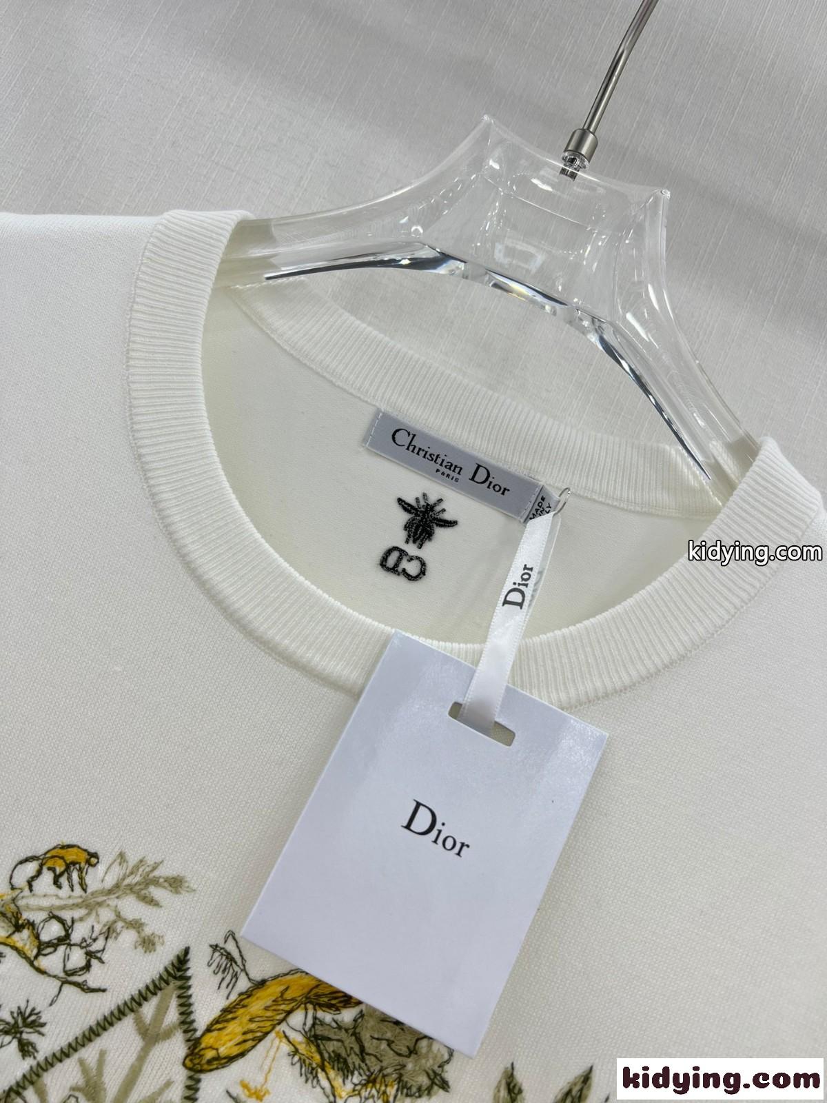 Étoile de Voyage テンセル ジャージー 半袖Tシャツ クリスチャン・ディオール Tシャツ コピー-0