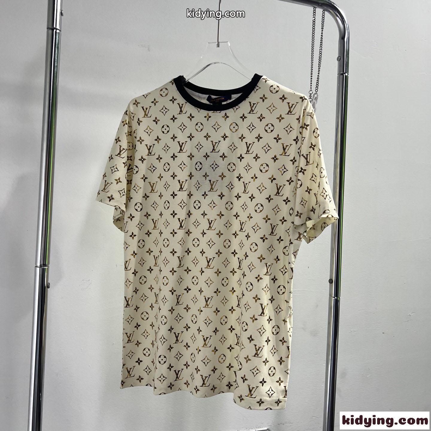 23SS パイソン・モノグラム 半袖Tシャツ ルイヴィトン Tシャツ コピー 快適-0